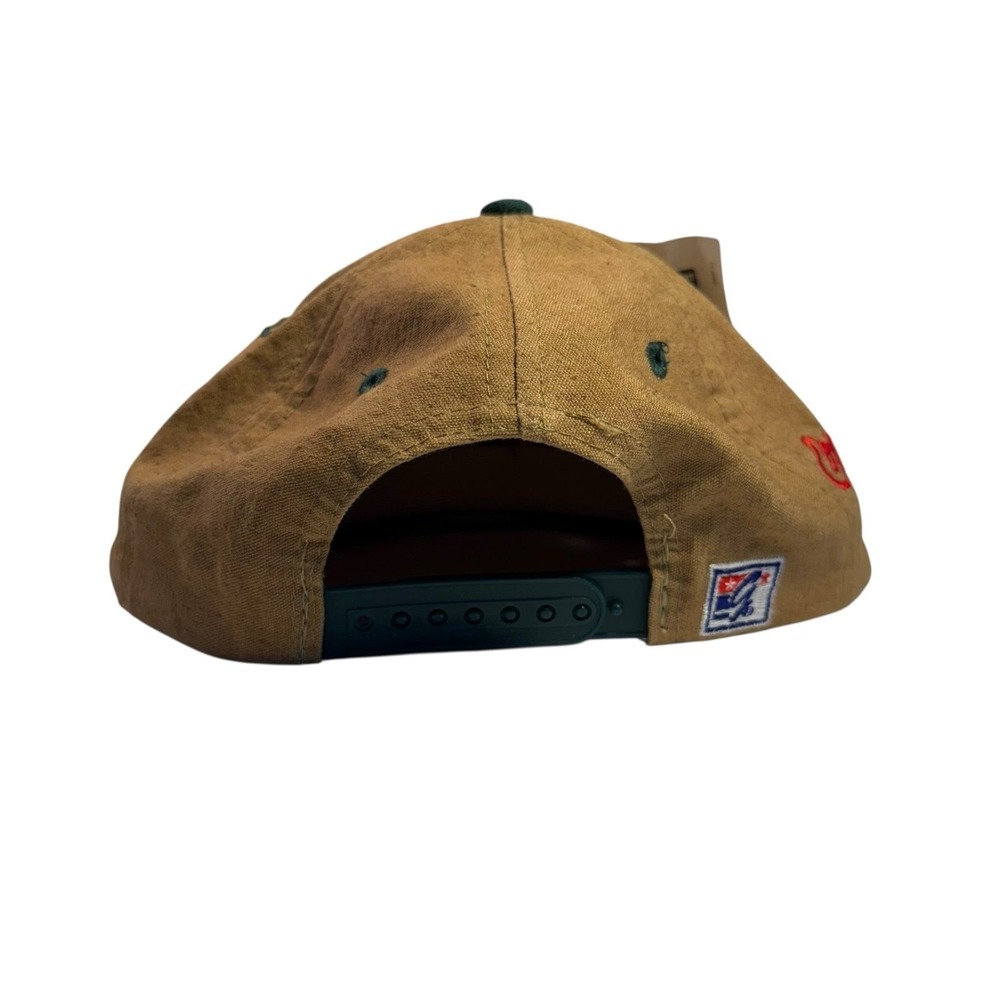 Vtg‎ 1996 Atlanta Olympics Coca-Cola Torch Relay snapback hat in khaki and gray - Picture 4 of 8